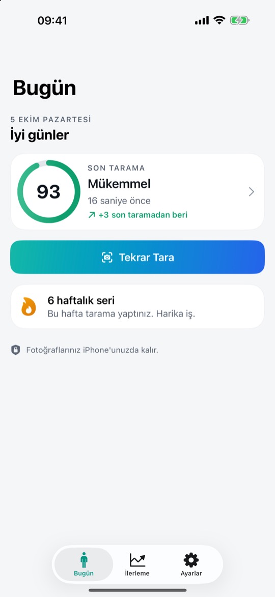Bugün ekranı